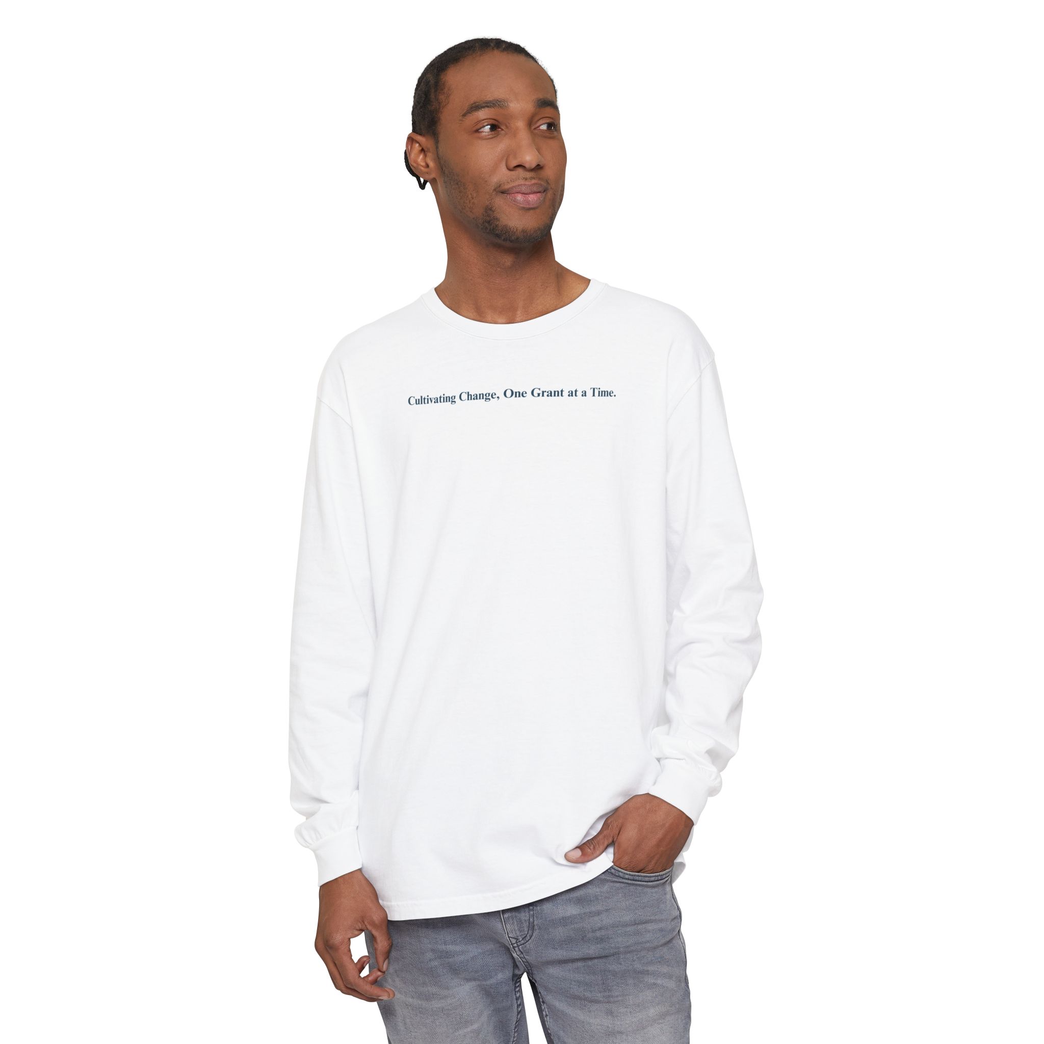 Cultivating Change, One Grant at a Time. Unisex Garment-dyed Long Sleeve T-Shirt - Image 5