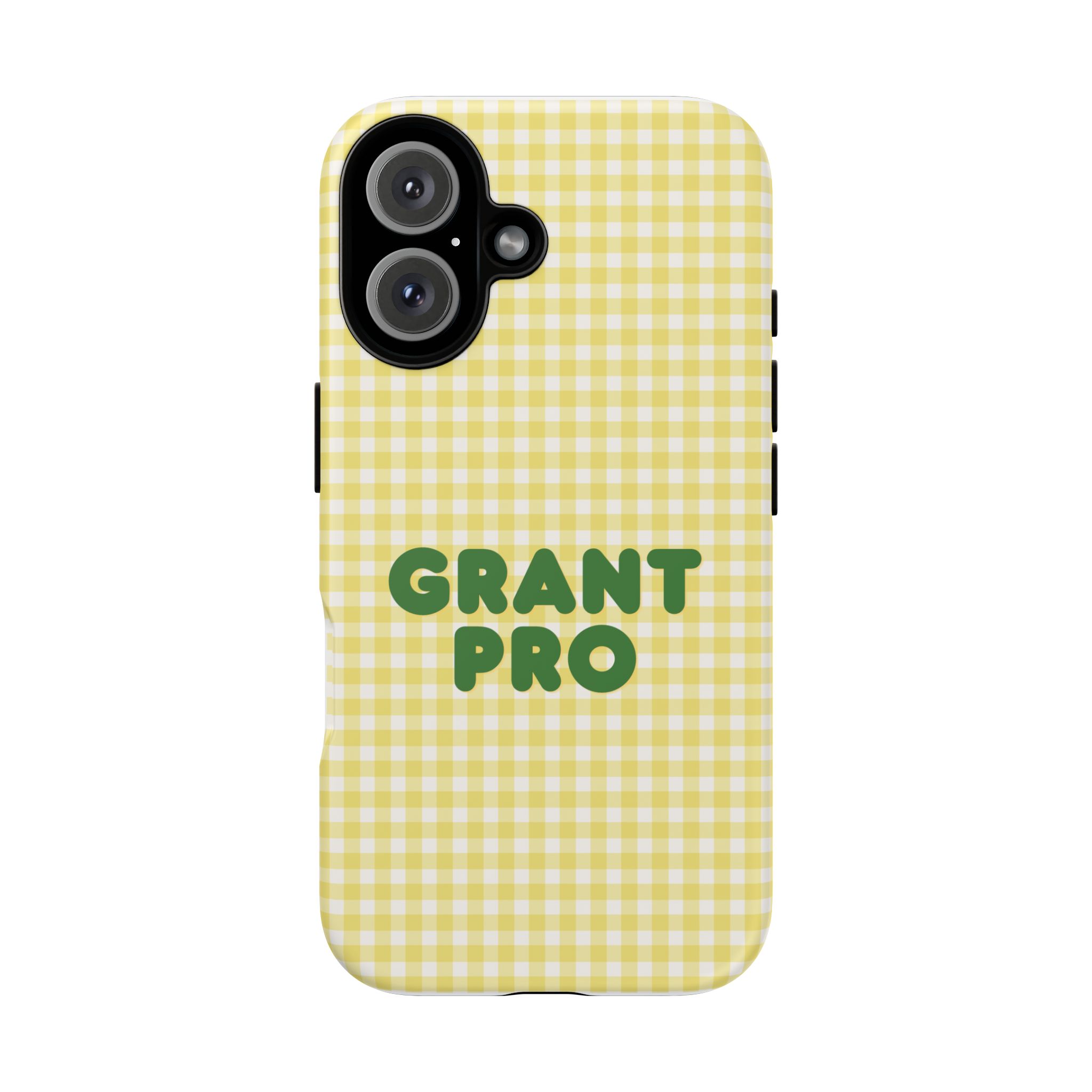 Spring Yellow Checkered Grant Pro Tough Case - Image 65