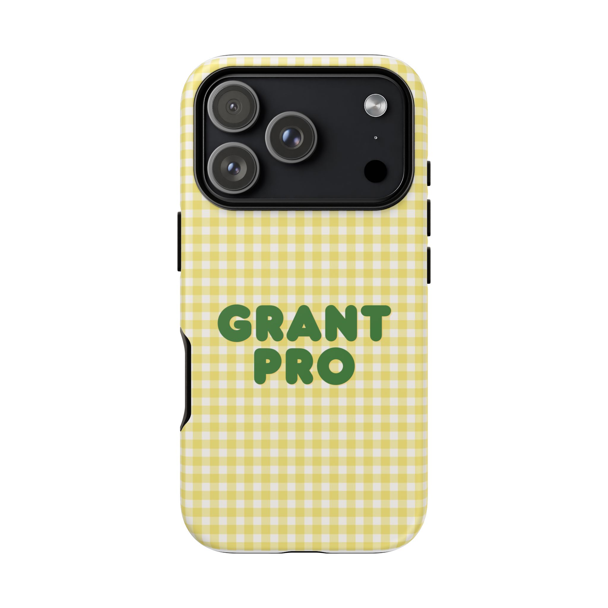 Spring Yellow Checkered Grant Pro Tough Case - Image 94