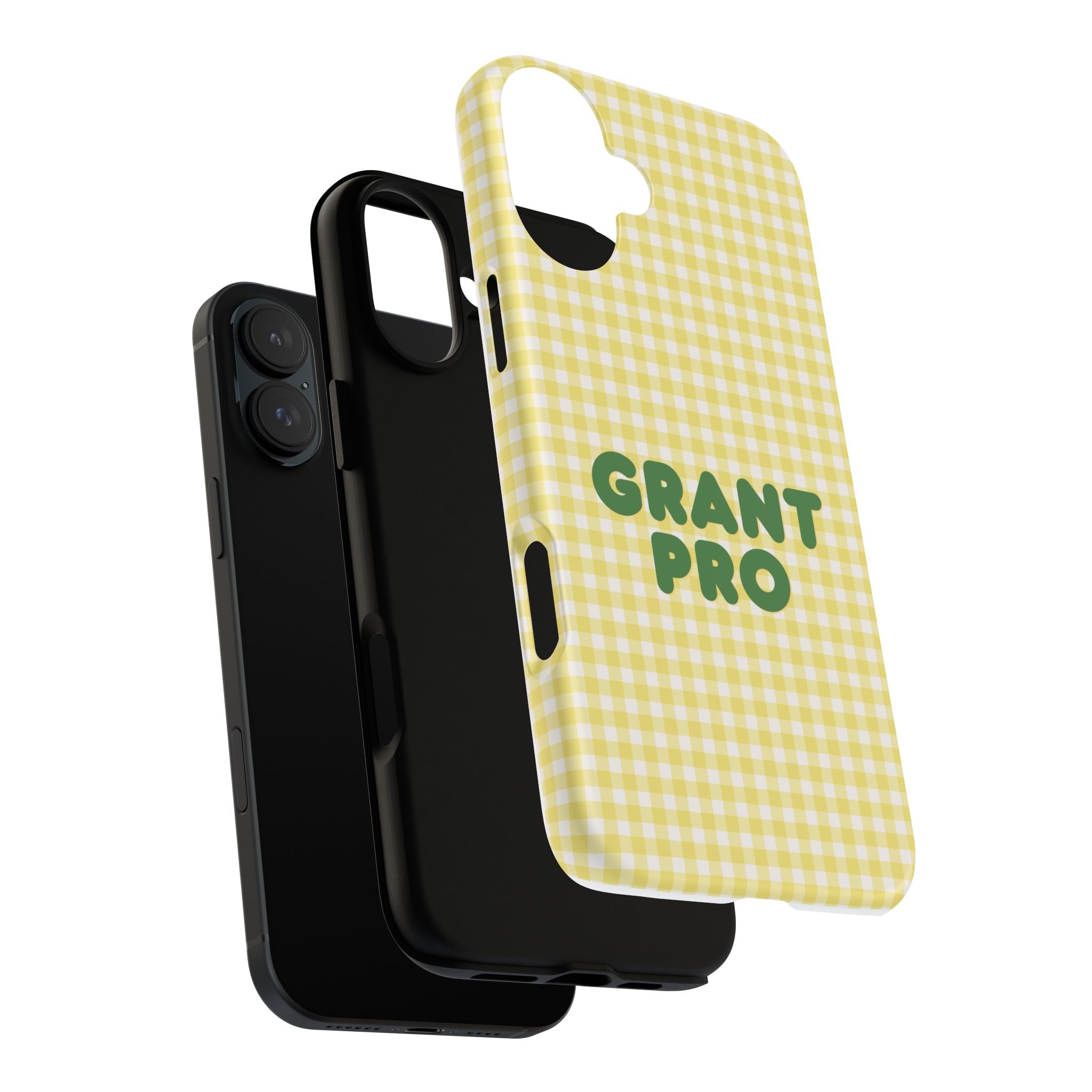 Spring Yellow Checkered Grant Pro Tough Case - Image 75
