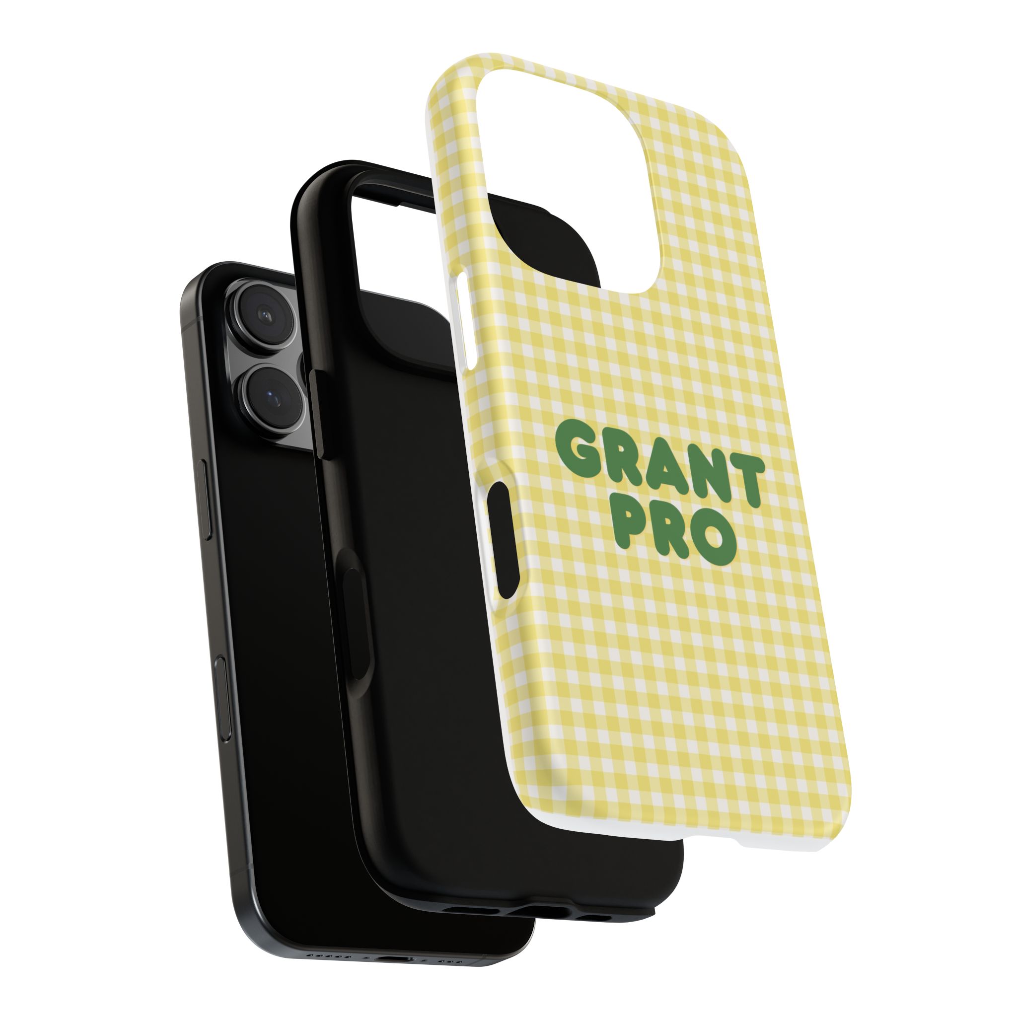 Spring Yellow Checkered Grant Pro Tough Case - Image 83