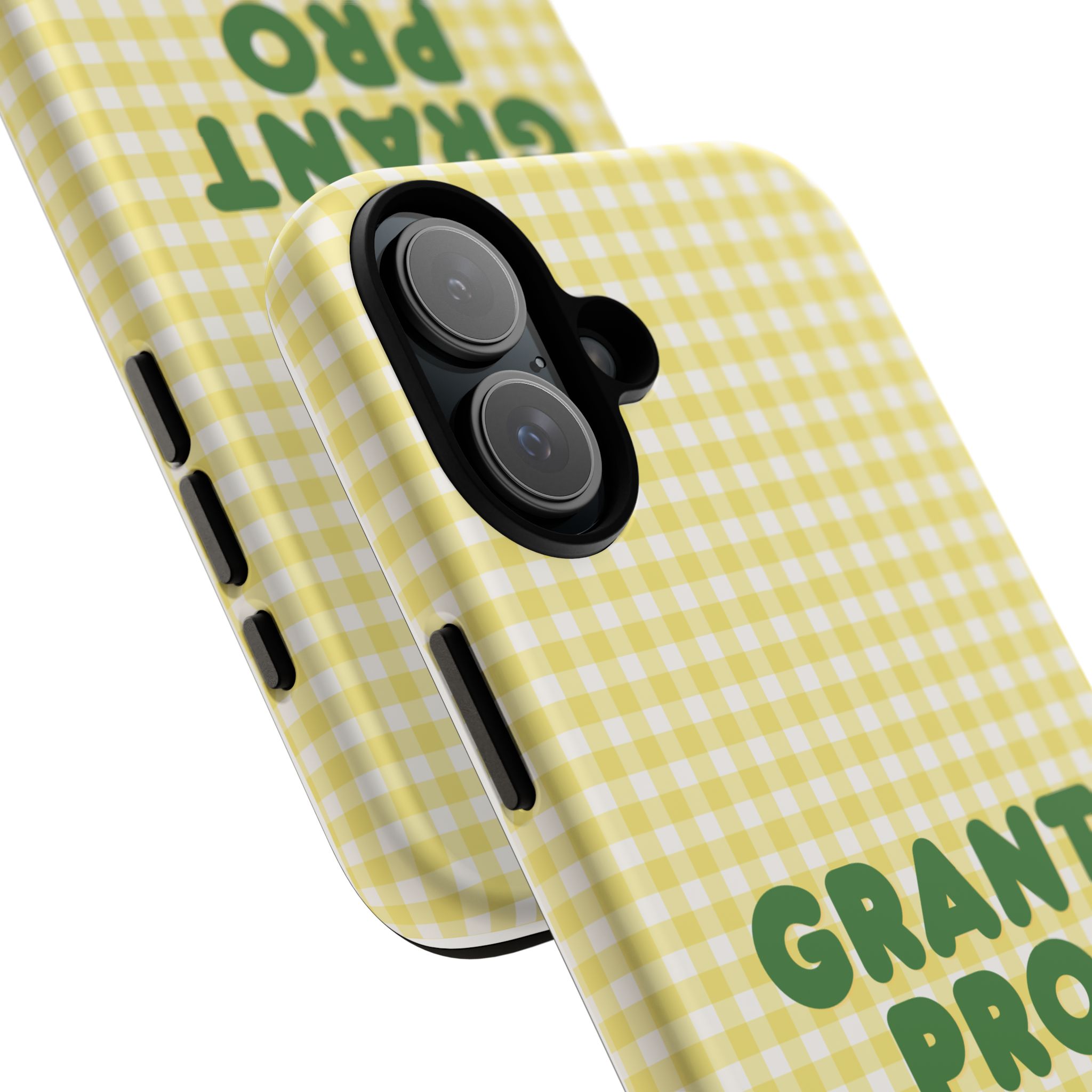 Spring Yellow Checkered Grant Pro Tough Case - Image 74