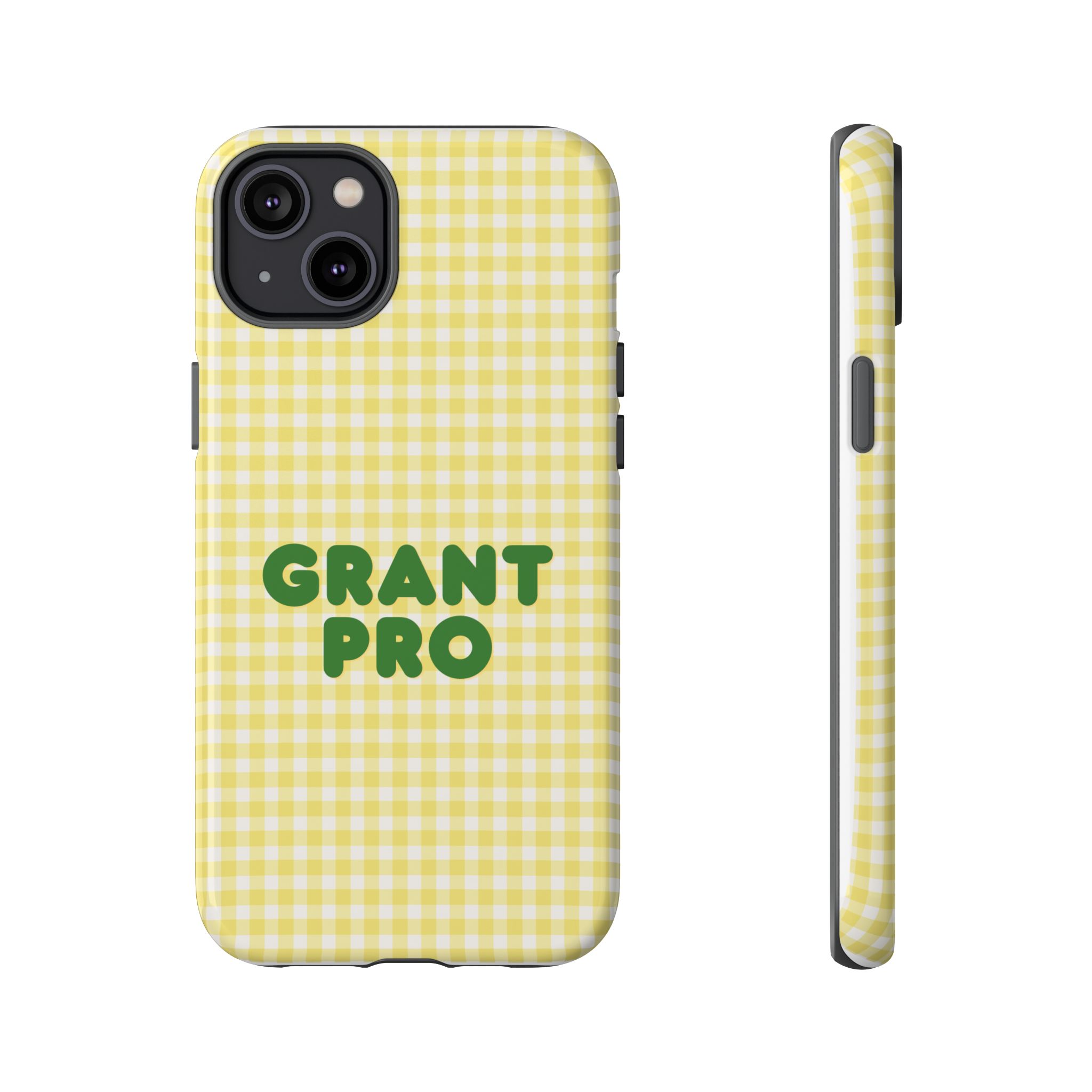 Spring Yellow Checkered Grant Pro Tough Case - Image 21