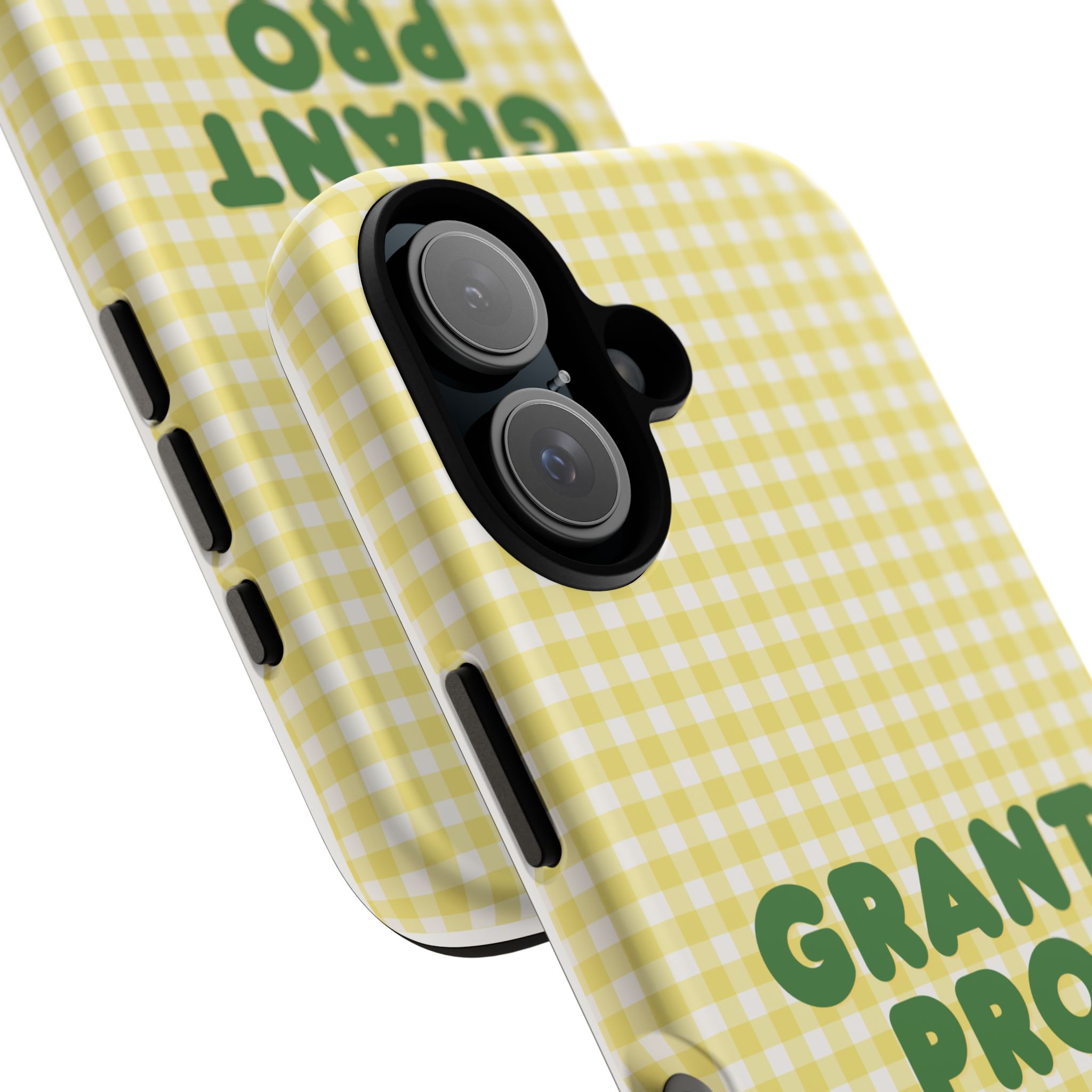 Spring Yellow Checkered Grant Pro Tough Case - Image 66