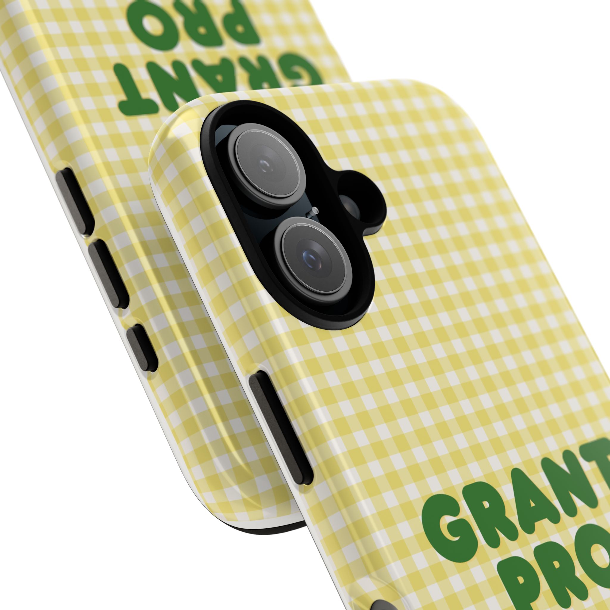 Spring Yellow Checkered Grant Pro Tough Case - Image 62