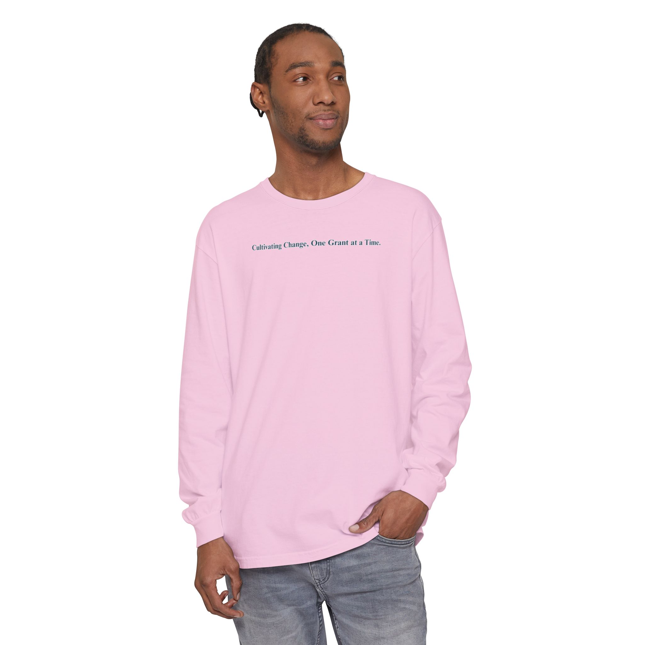 Cultivating Change, One Grant at a Time. Unisex Garment-dyed Long Sleeve T-Shirt - Image 23
