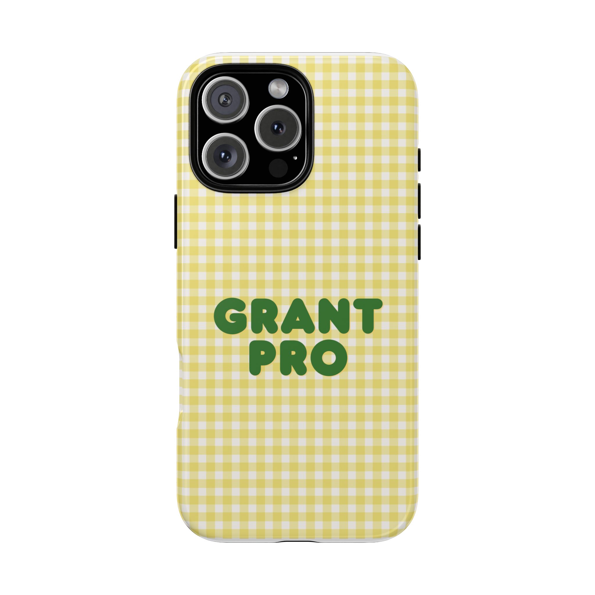 Spring Yellow Checkered Grant Pro Tough Case