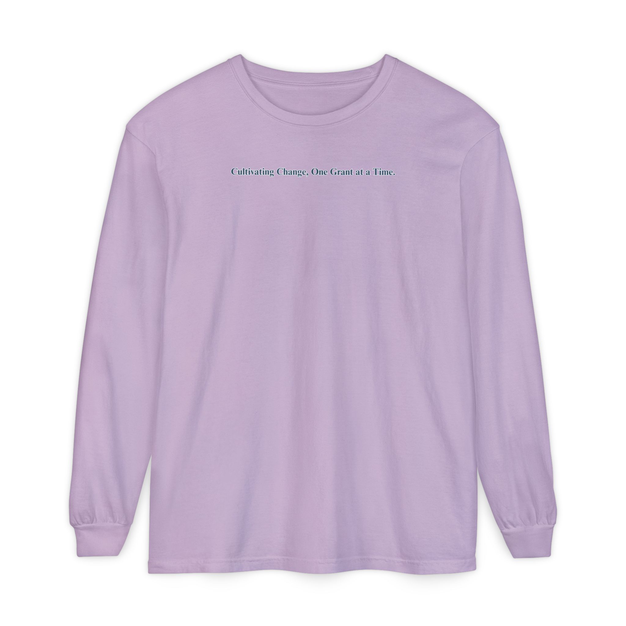 Cultivating Change, One Grant at a Time. Unisex Garment-dyed Long Sleeve T-Shirt - Image 17