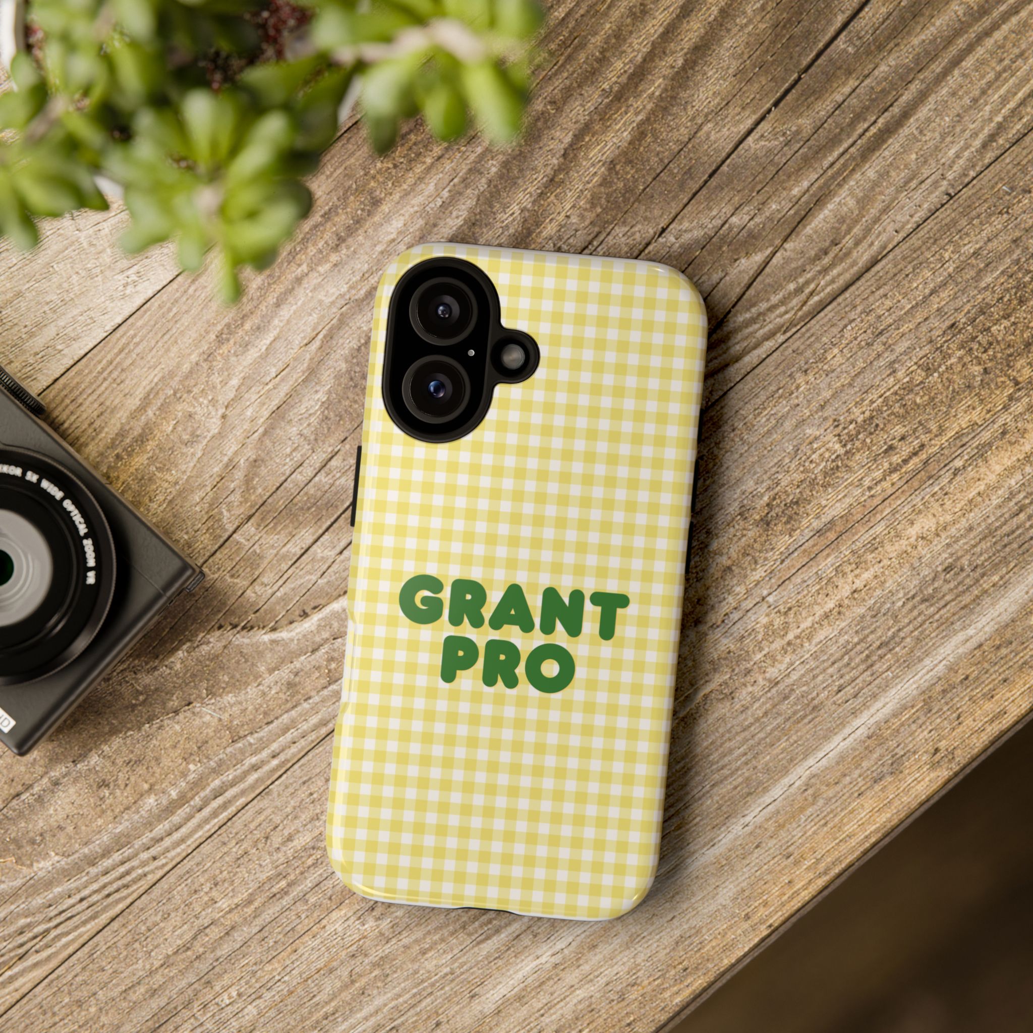 Spring Yellow Checkered Grant Pro Tough Case - Image 64