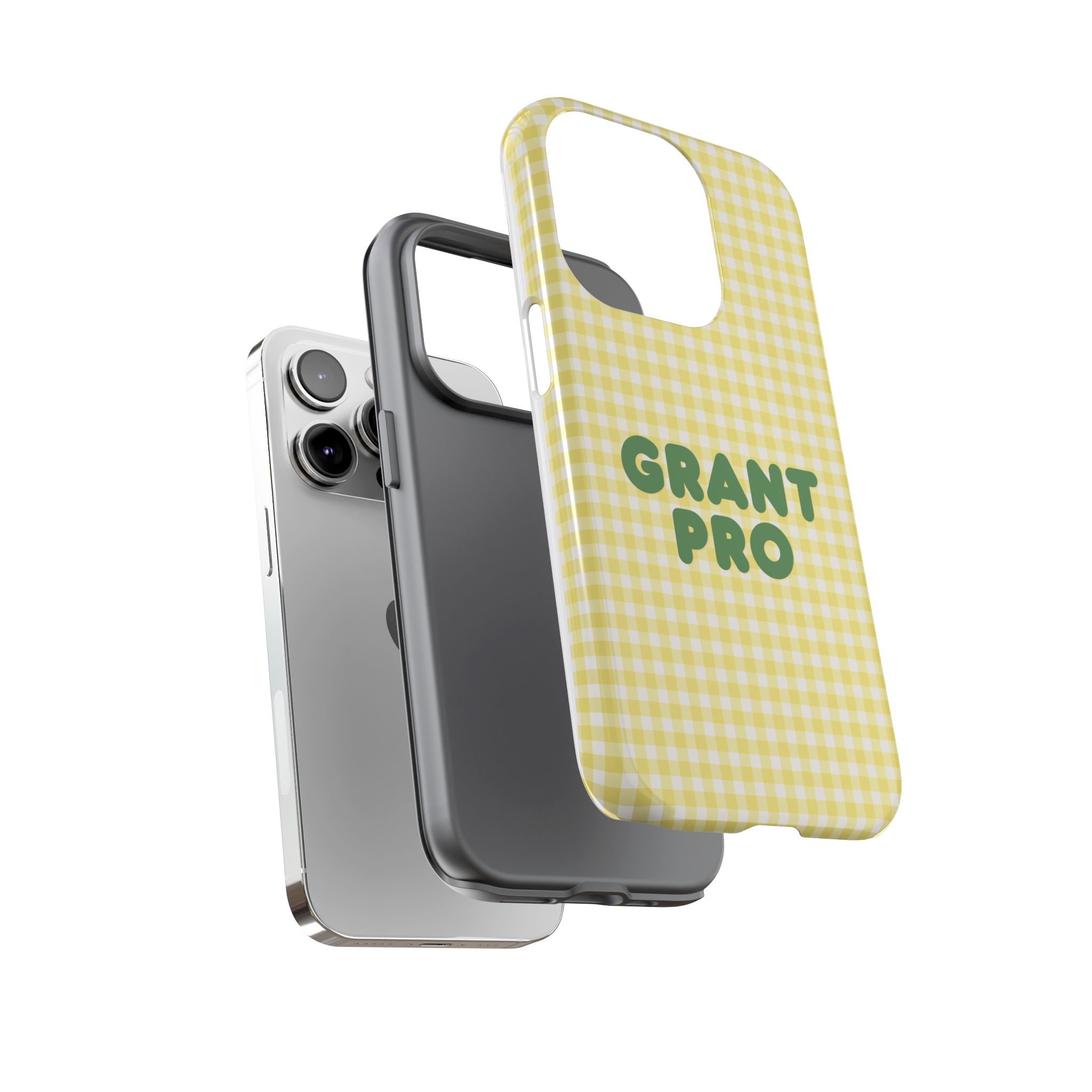 Spring Yellow Checkered Grant Pro Tough Case - Image 15