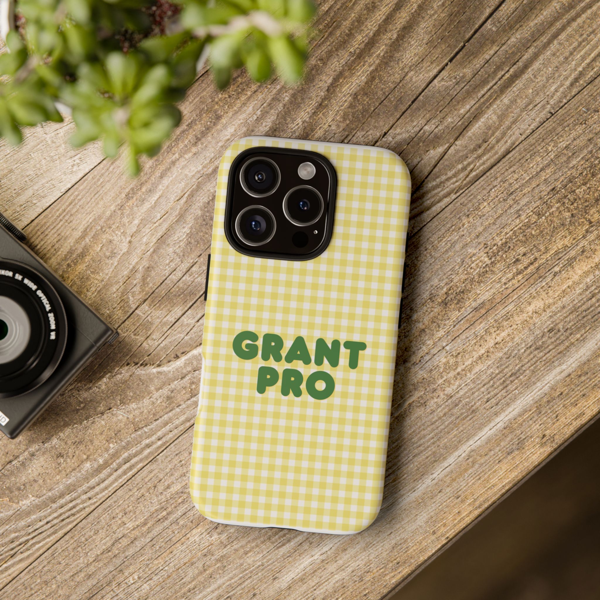 Spring Yellow Checkered Grant Pro Tough Case - Image 84