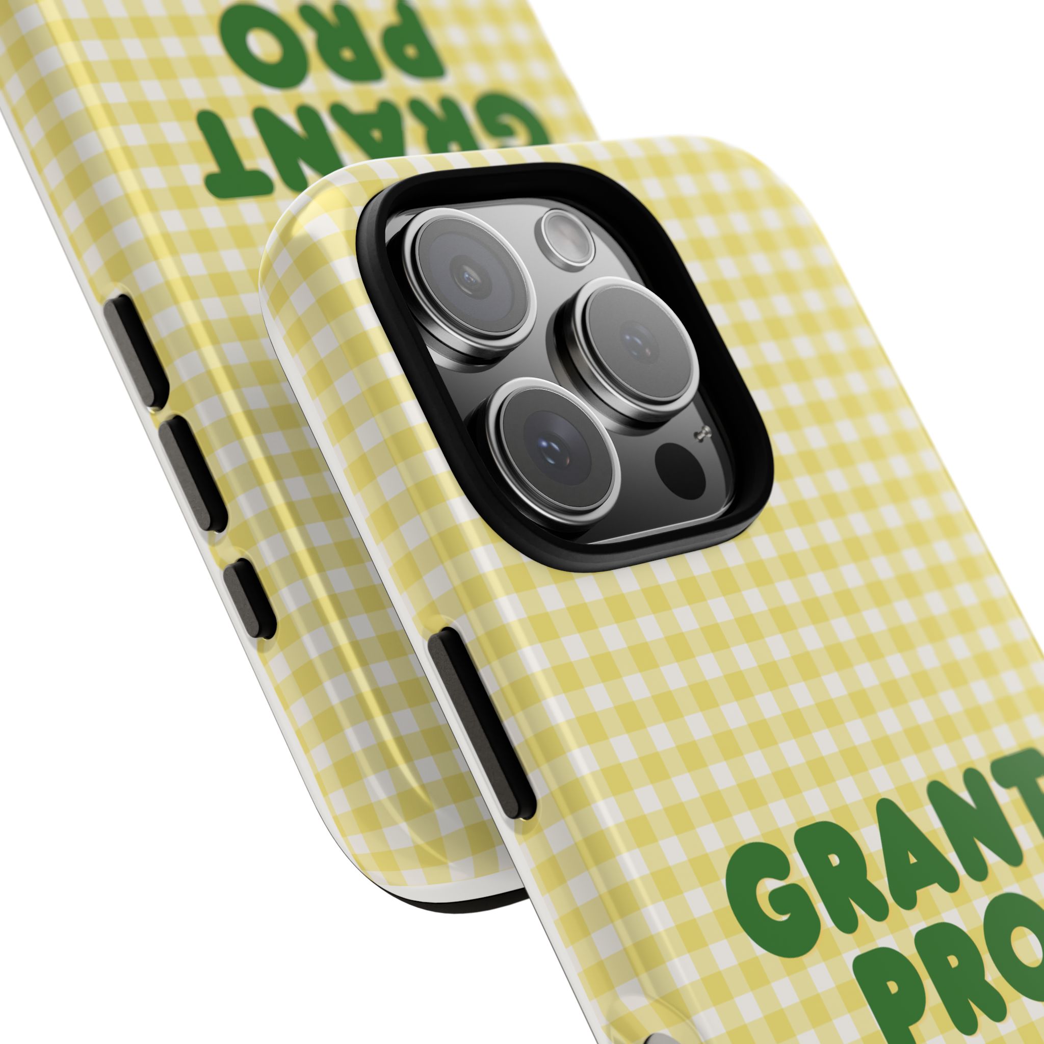 Spring Yellow Checkered Grant Pro Tough Case - Image 78