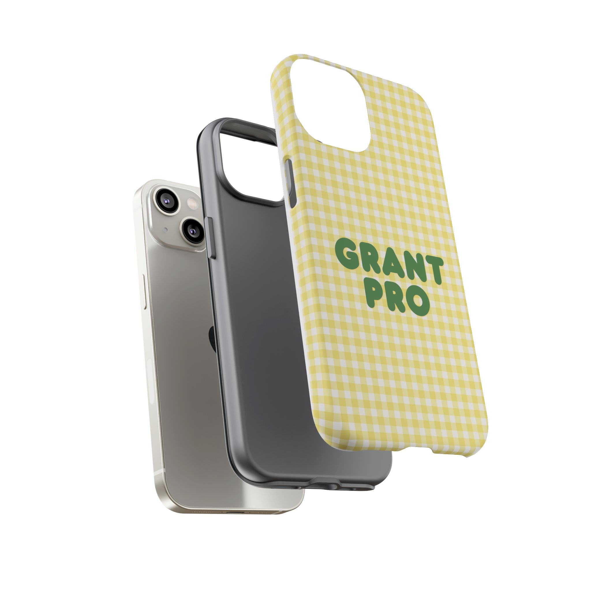 Spring Yellow Checkered Grant Pro Tough Case - Image 11