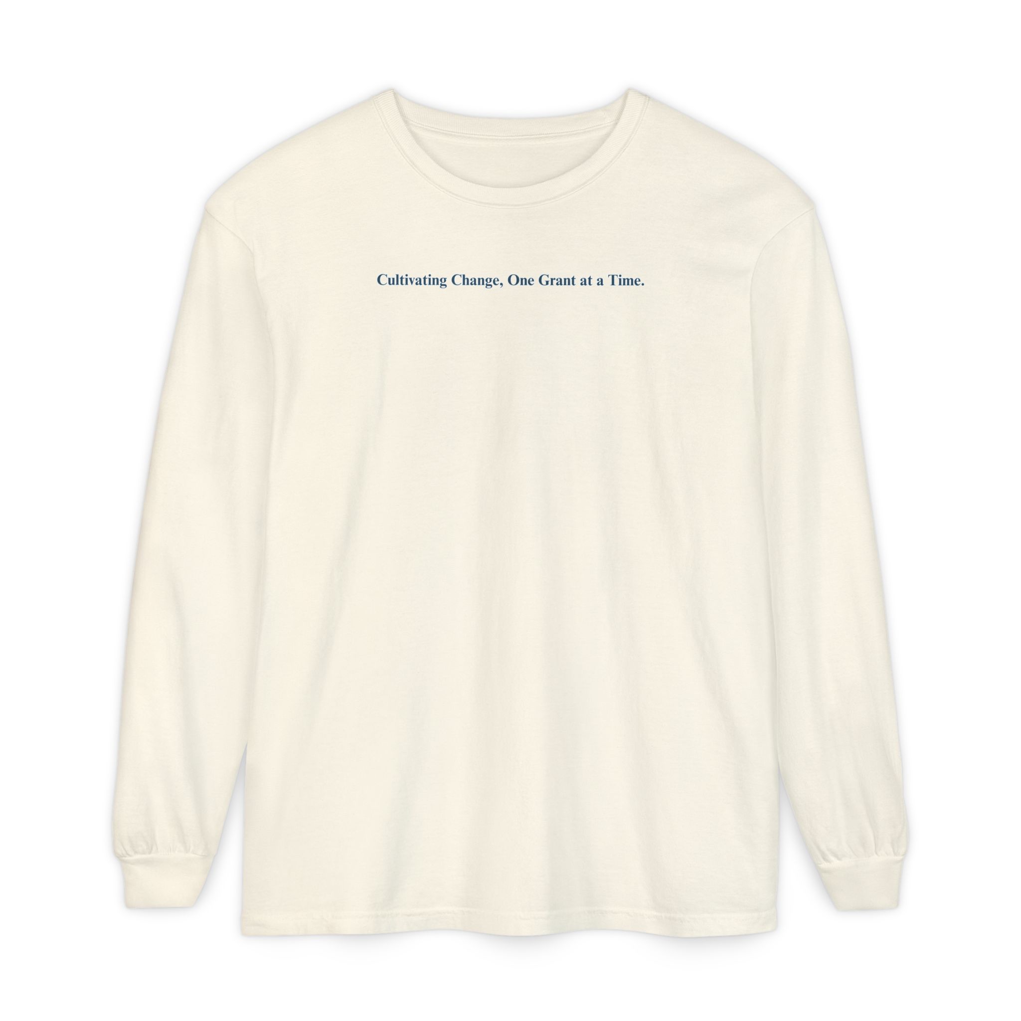 Cultivating Change, One Grant at a Time. Unisex Garment-dyed Long Sleeve T-Shirt - Image 2
