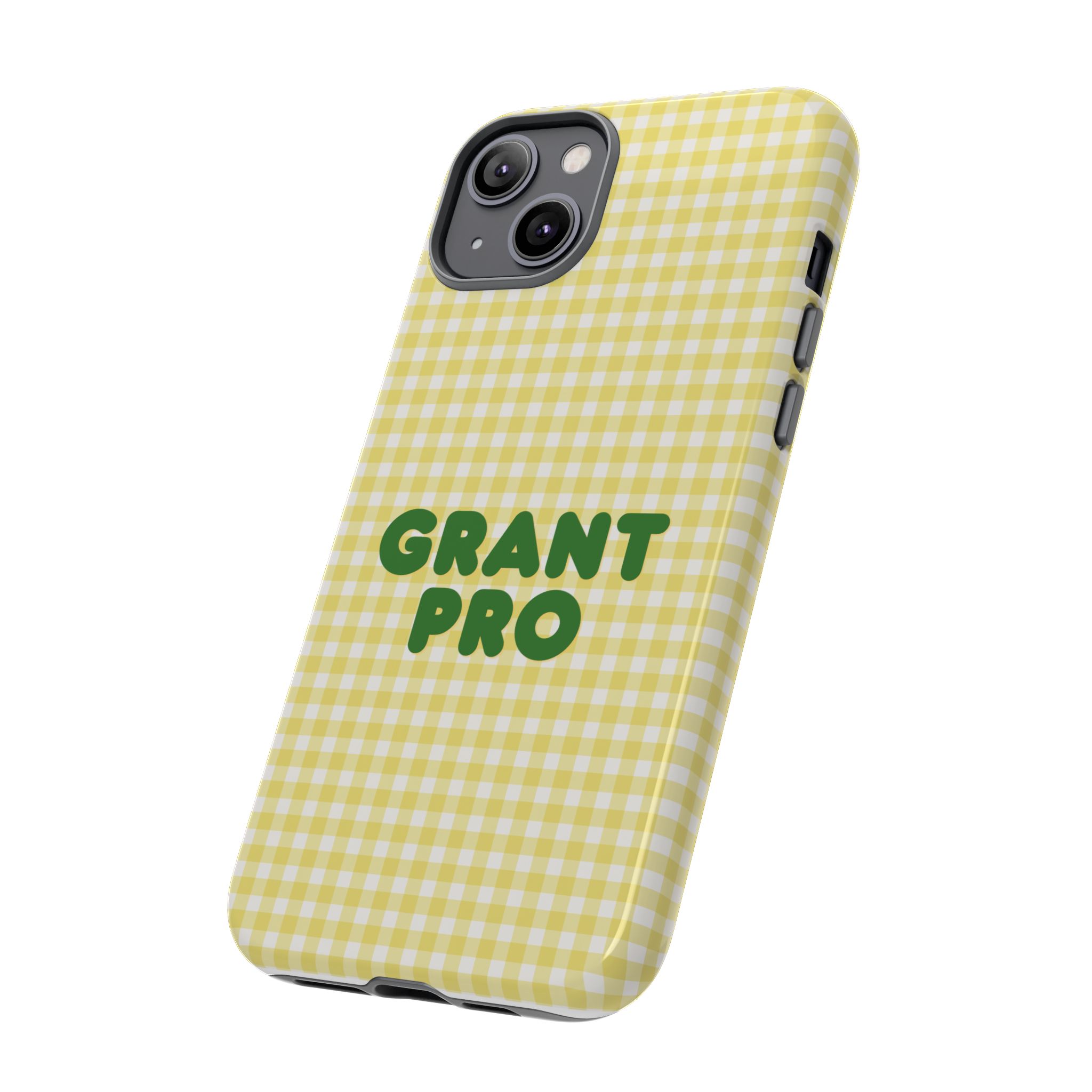 Spring Yellow Checkered Grant Pro Tough Case - Image 22