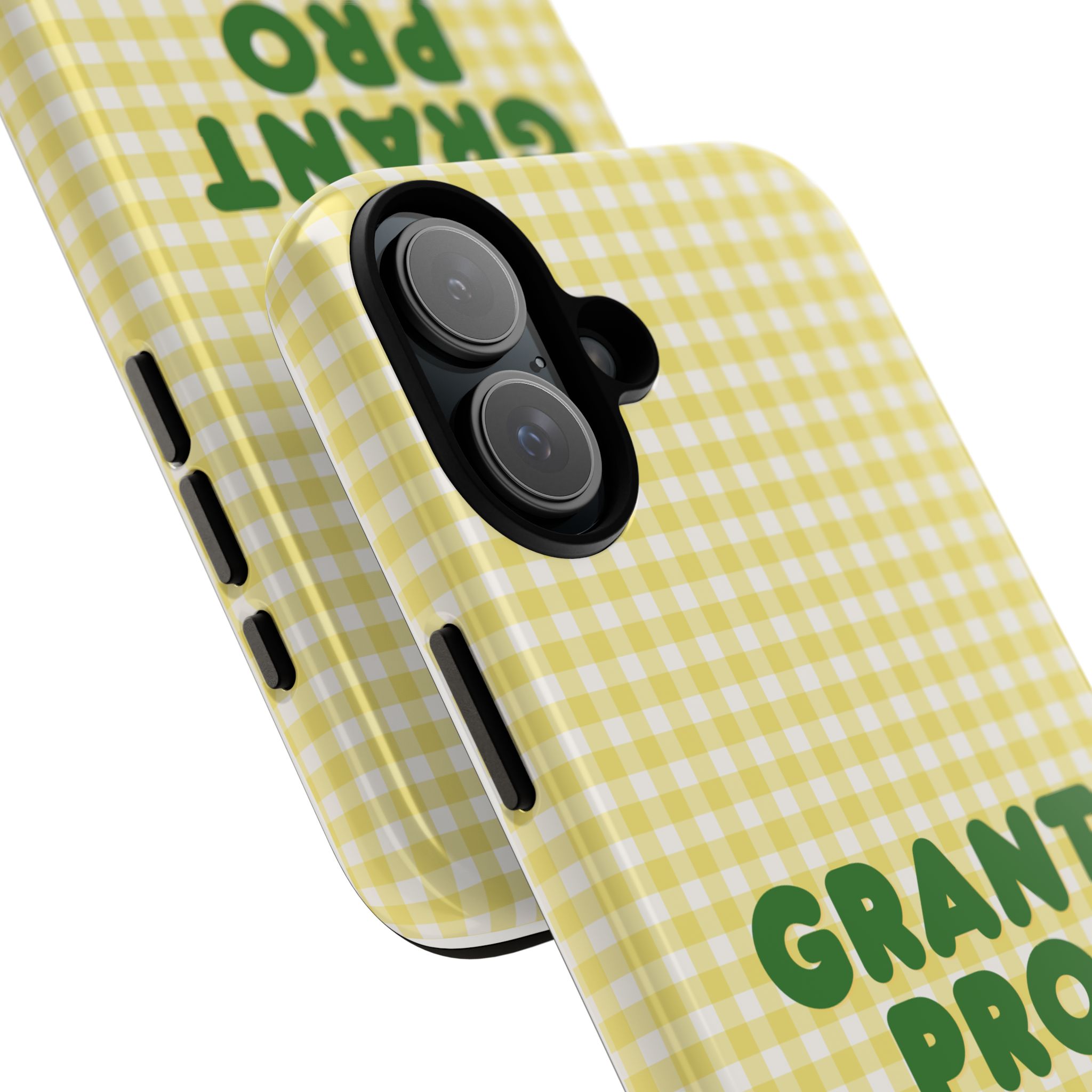 Spring Yellow Checkered Grant Pro Tough Case - Image 70