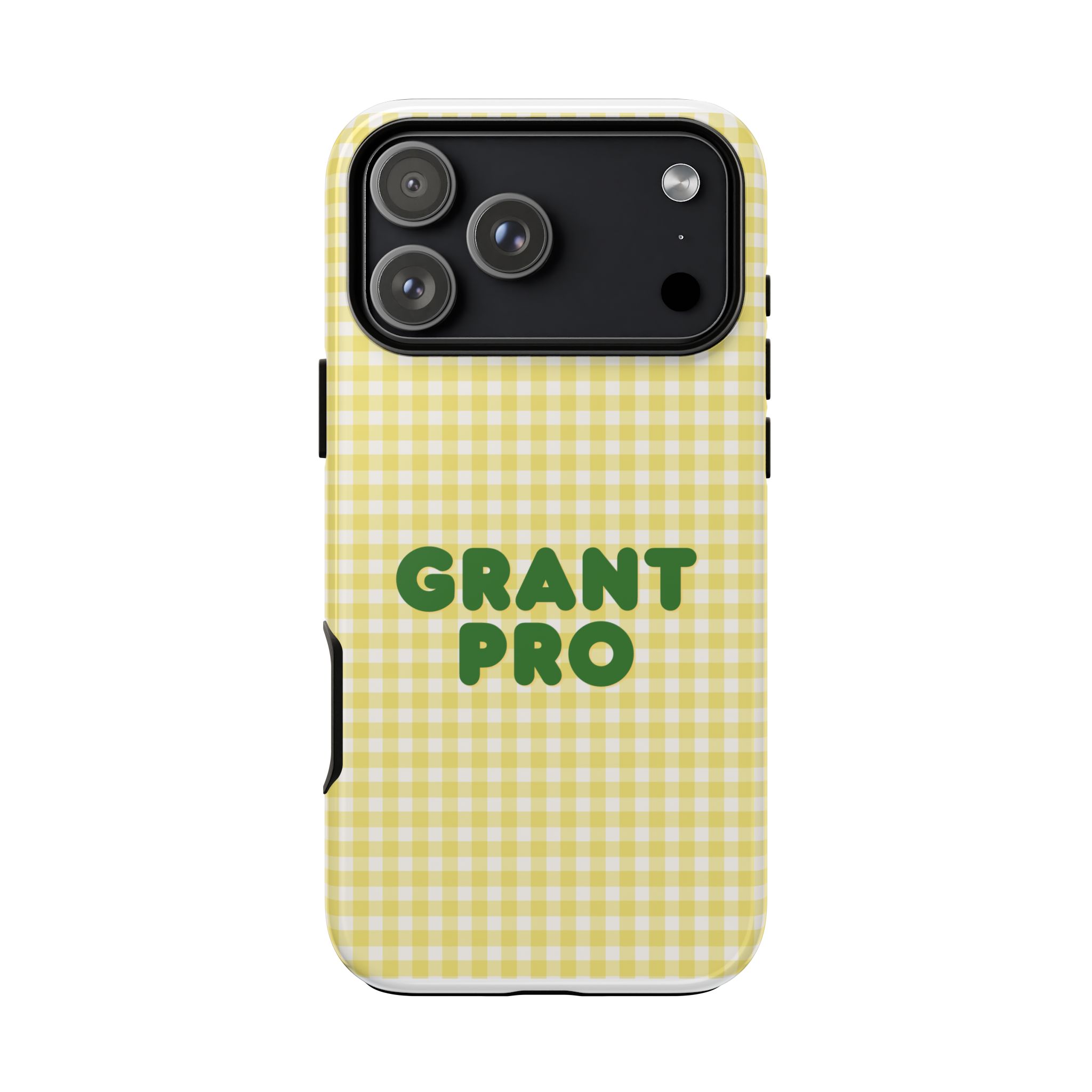 Spring Yellow Checkered Grant Pro Tough Case - Image 95