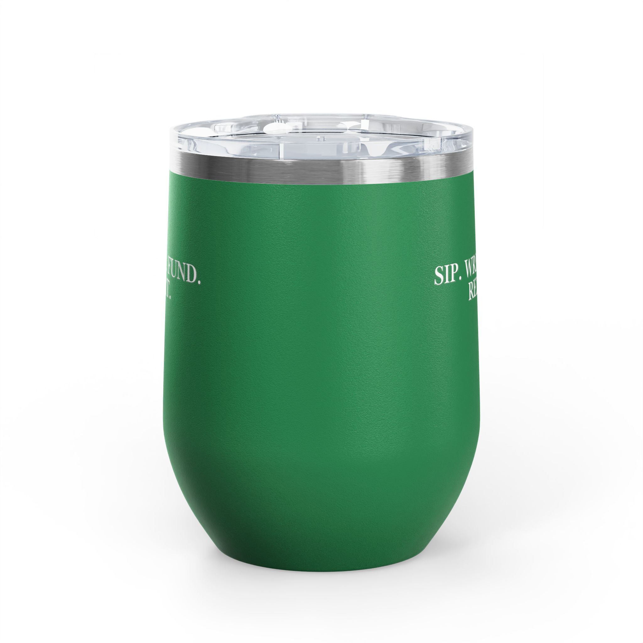 Sip. Write. Fund. Repeat. Wine Tumbler, 12oz - Image 20