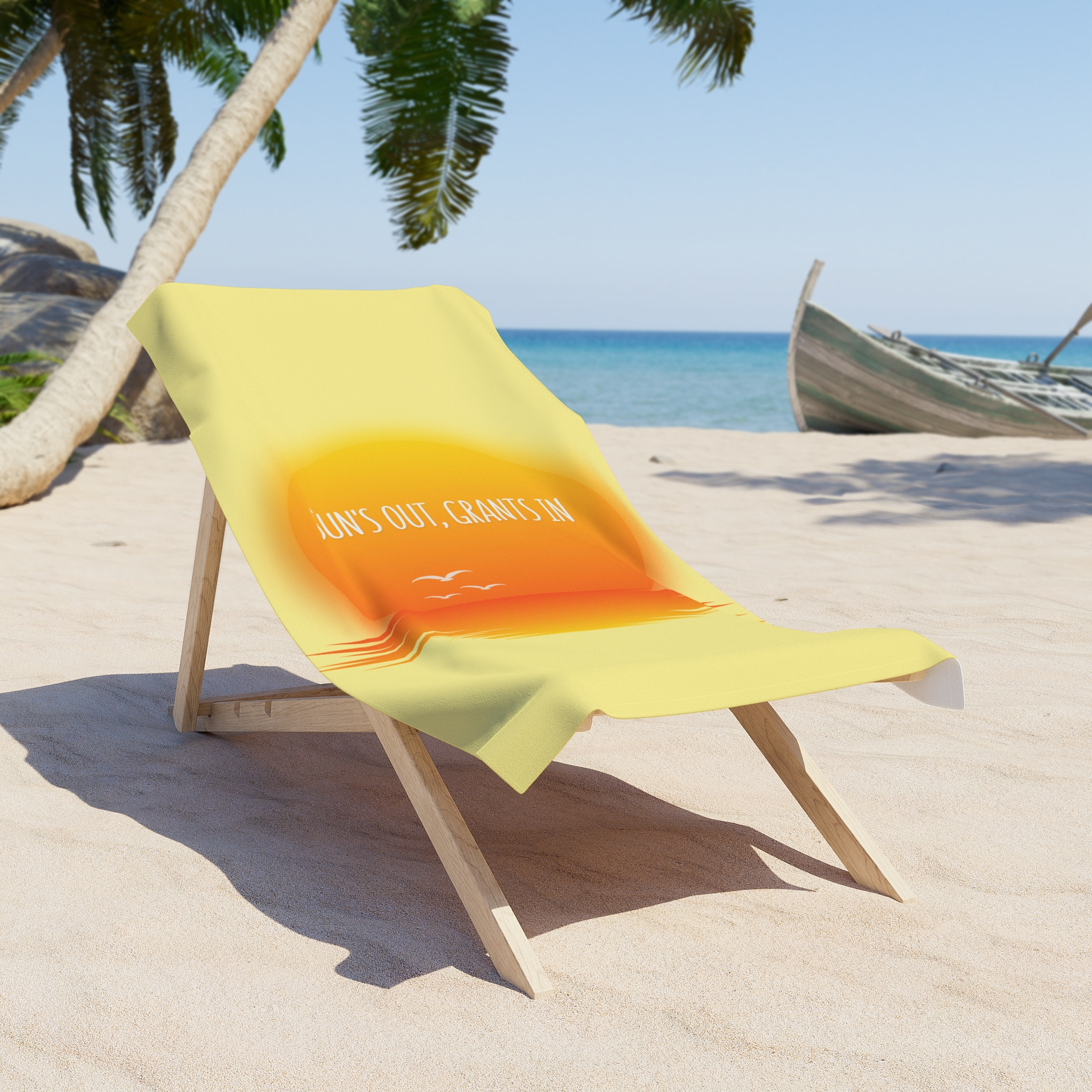 Sun's Out, Grants In Beach Towel