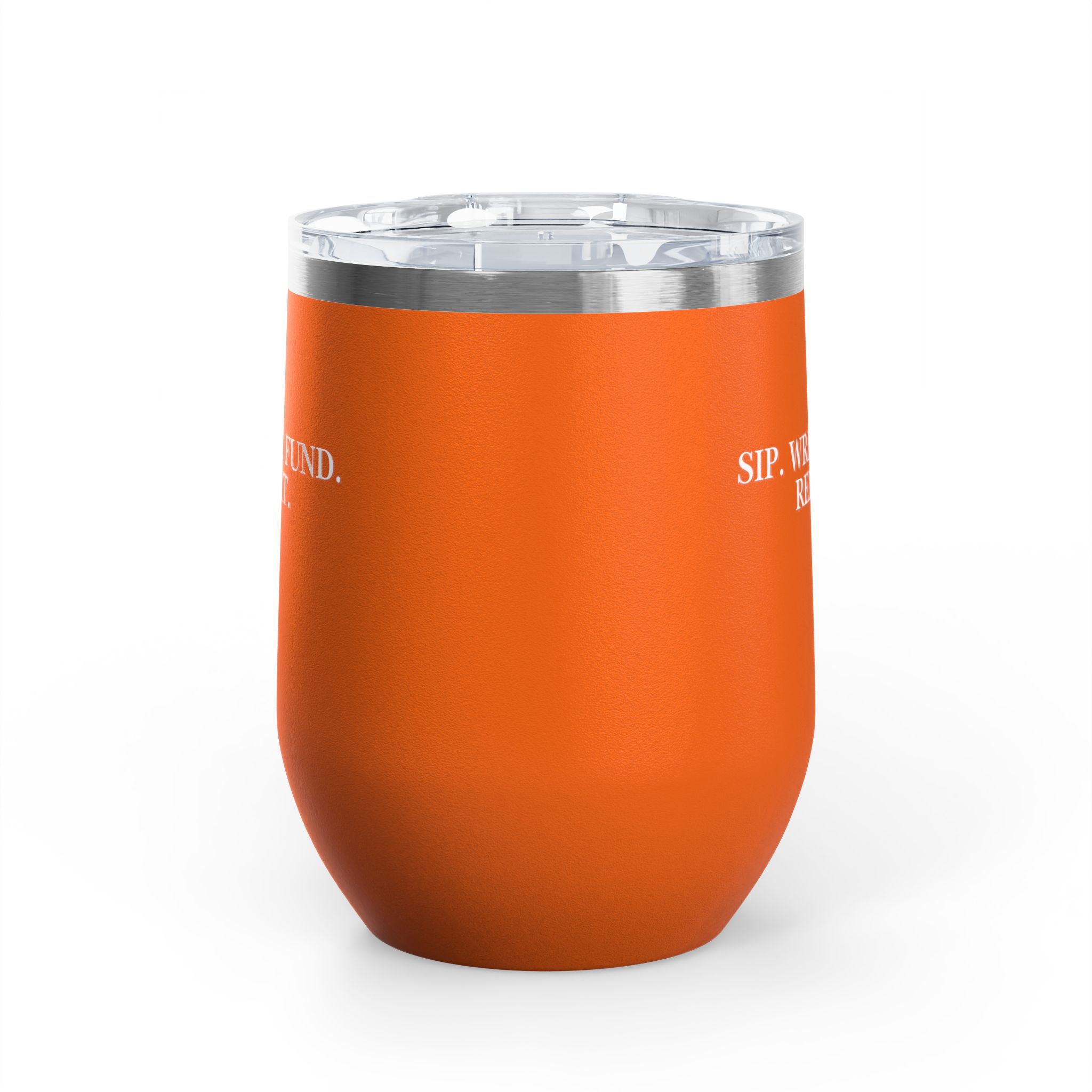 Sip. Write. Fund. Repeat. Wine Tumbler, 12oz - Image 16
