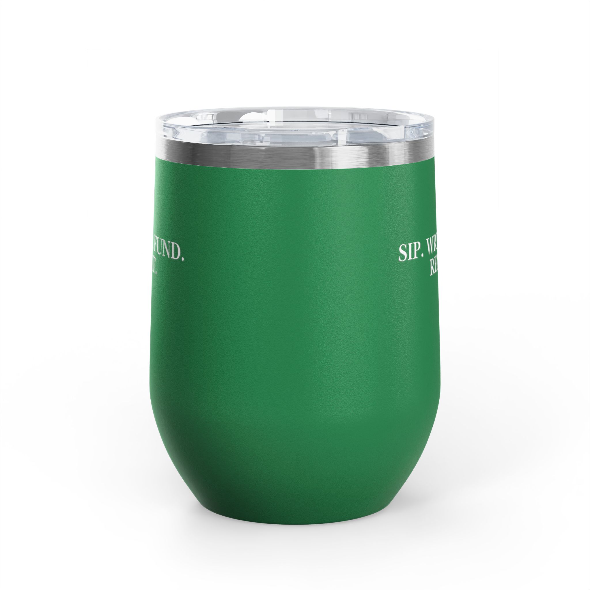 Sip. Write. Fund. Repeat. Wine Tumbler, 12oz - Image 18