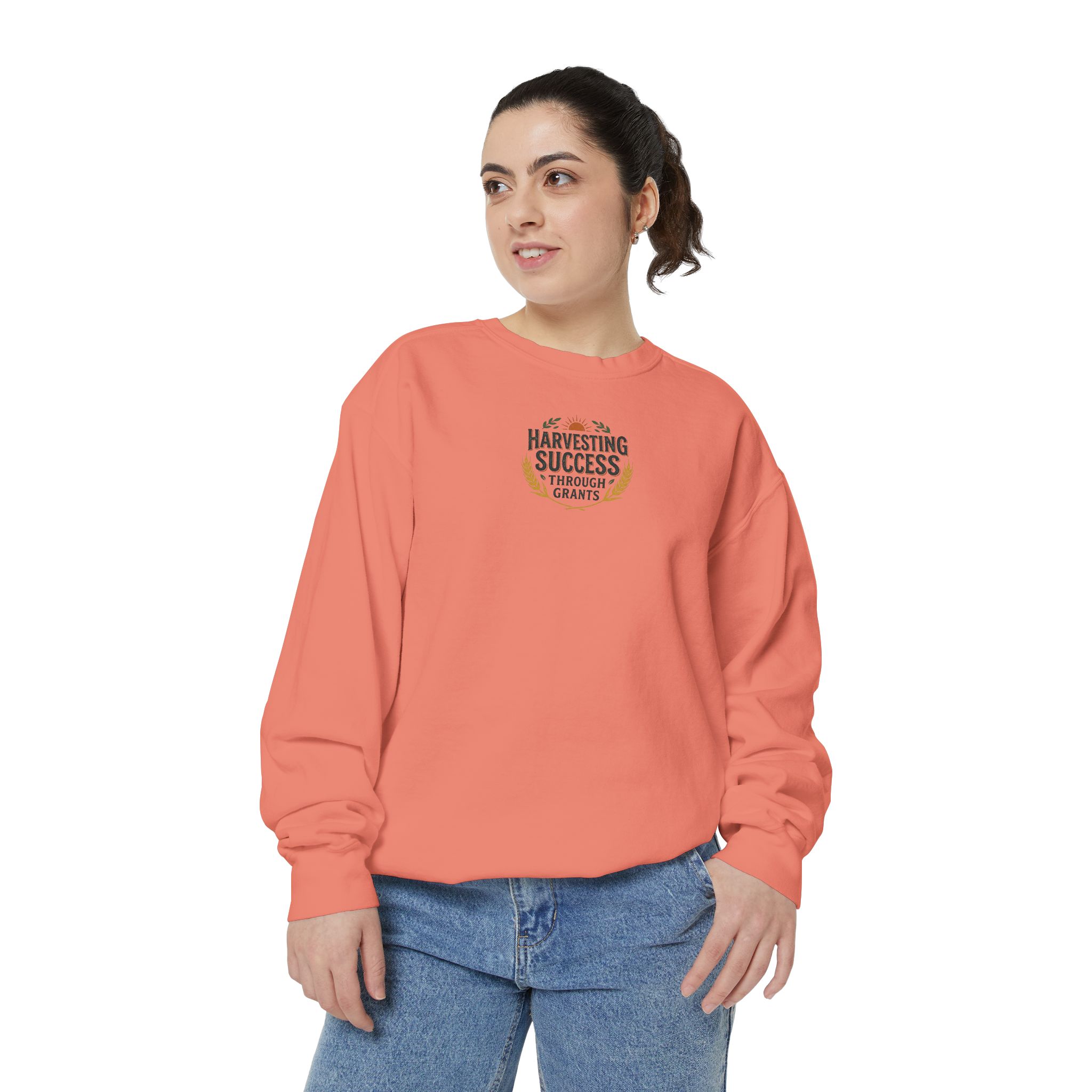 Harvesting Success Through Grants Unisex Garment-Dyed Sweatshirt - Image 21