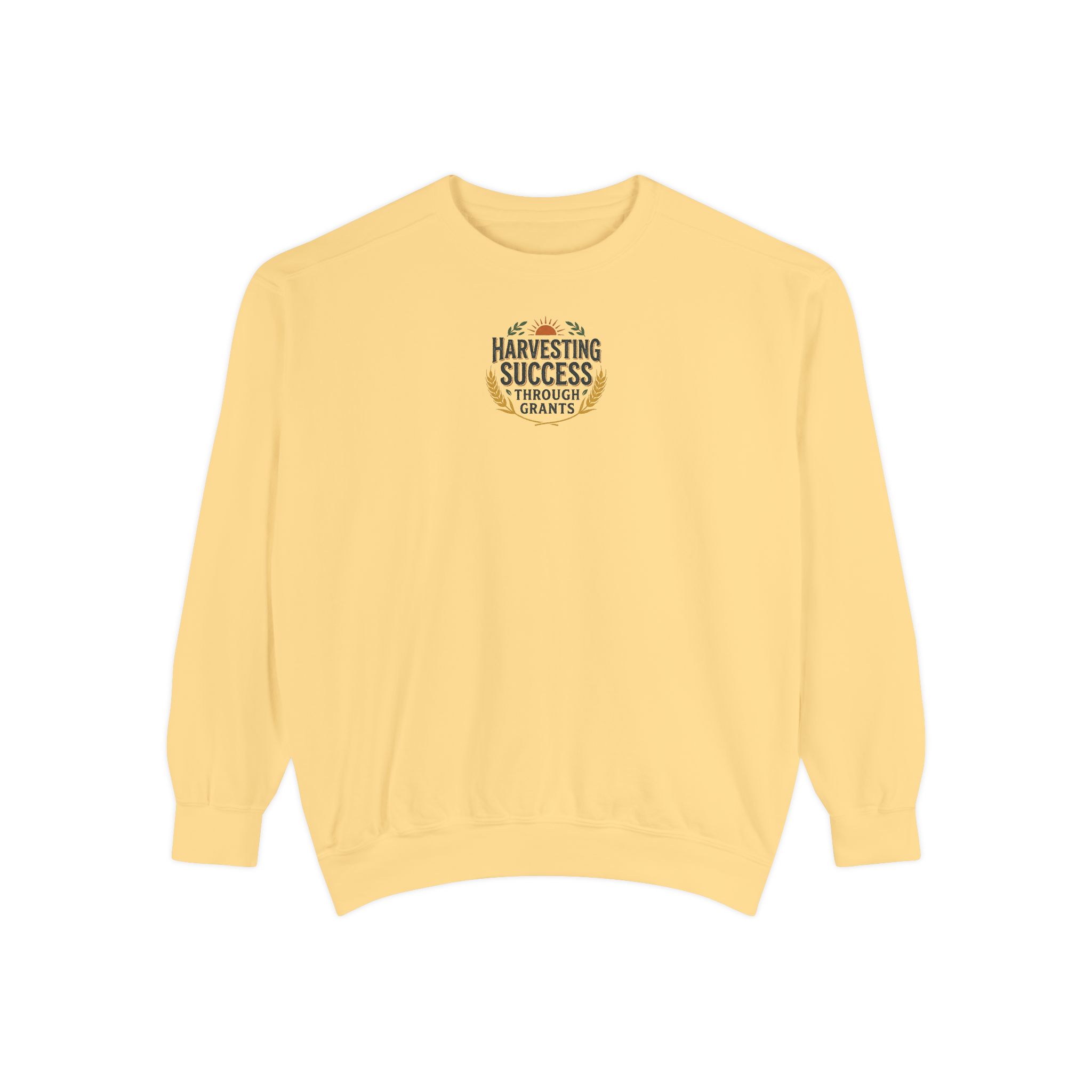 Harvesting Success Through Grants Unisex Garment-Dyed Sweatshirt - Image 25