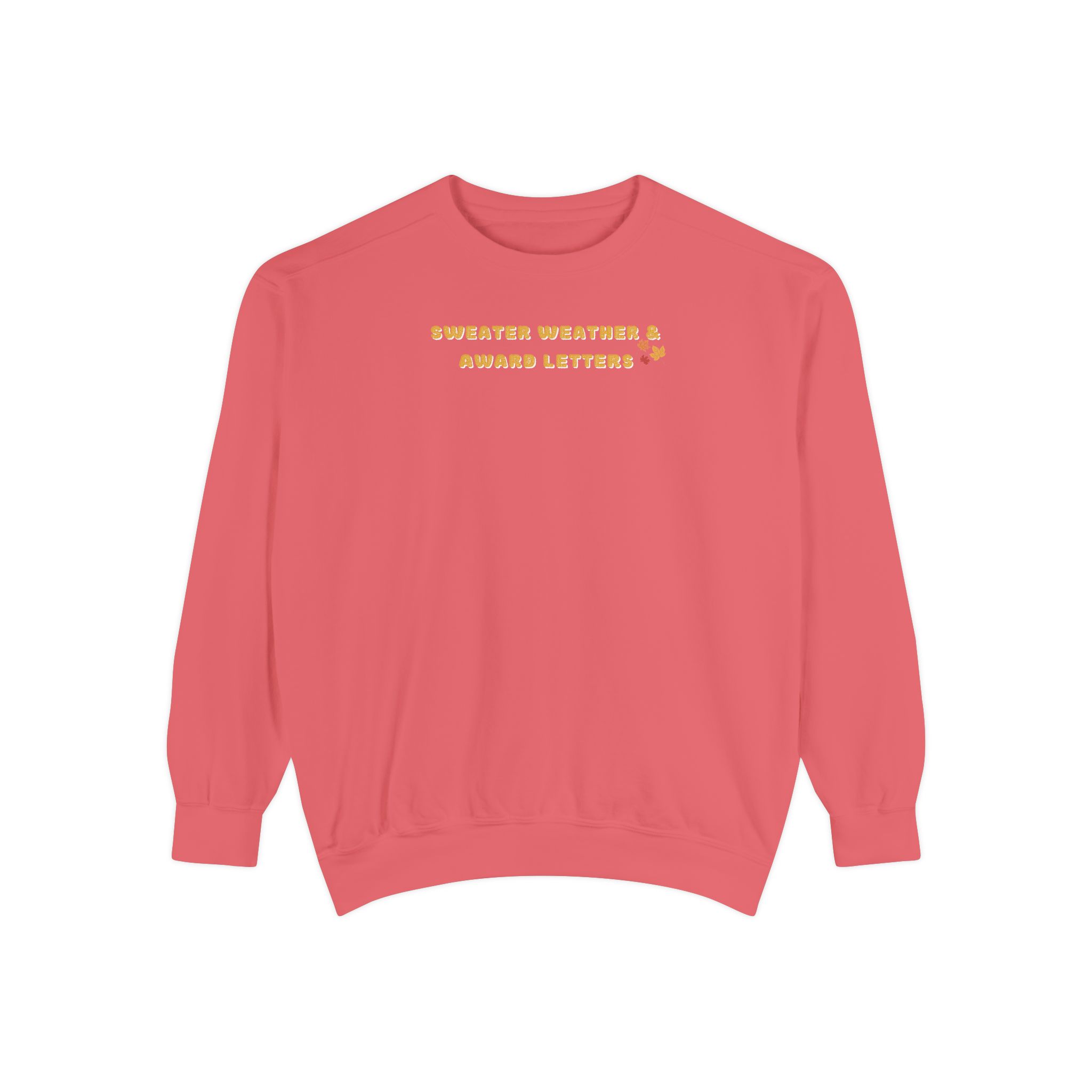 Sweater Weather & Award Letters Unisex Garment-Dyed Sweatshirt - Image 29